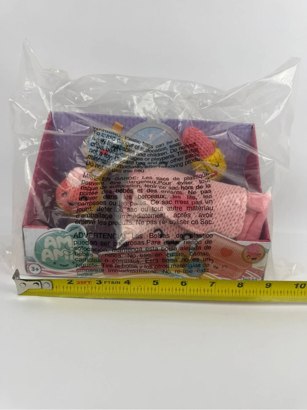 Ami Amis™ Glam on the Go Multipack Mini Soft and Cozy Crochet Plush. New